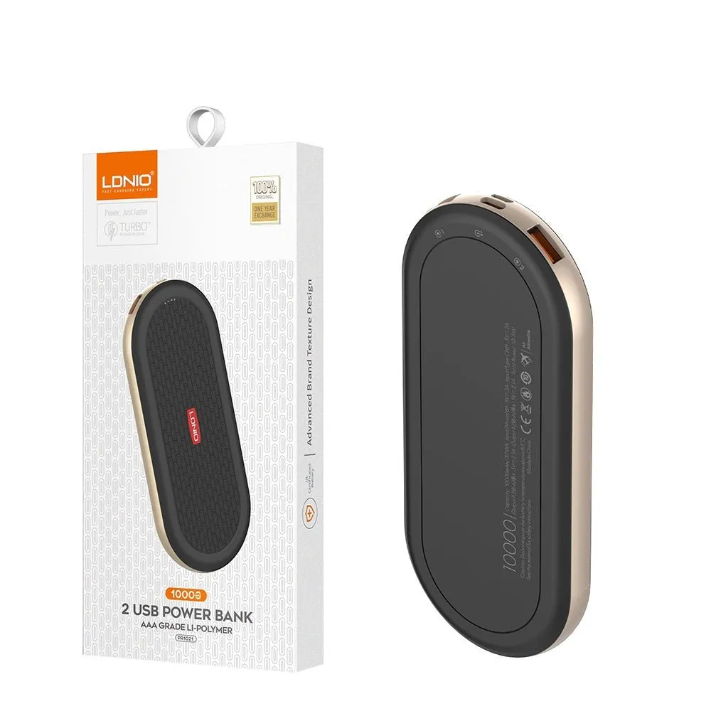 10000 Mah Ldnio PR1021 Fast Power Bank Mobile Power Bank