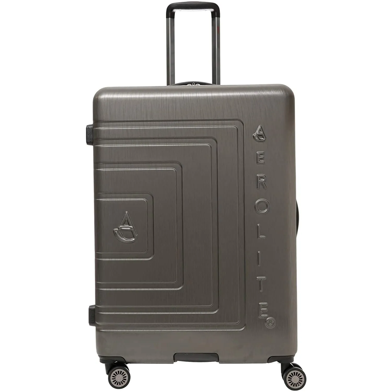 Aerolite Lightweight ABS Hard Shell 8 Wheel Complete Luggage Set (Cabin 21"   Medium 25"   Large 29"), Approved for Ryanair, easyJet, British Airways, Virgin Atlantic, Flybe and Many More