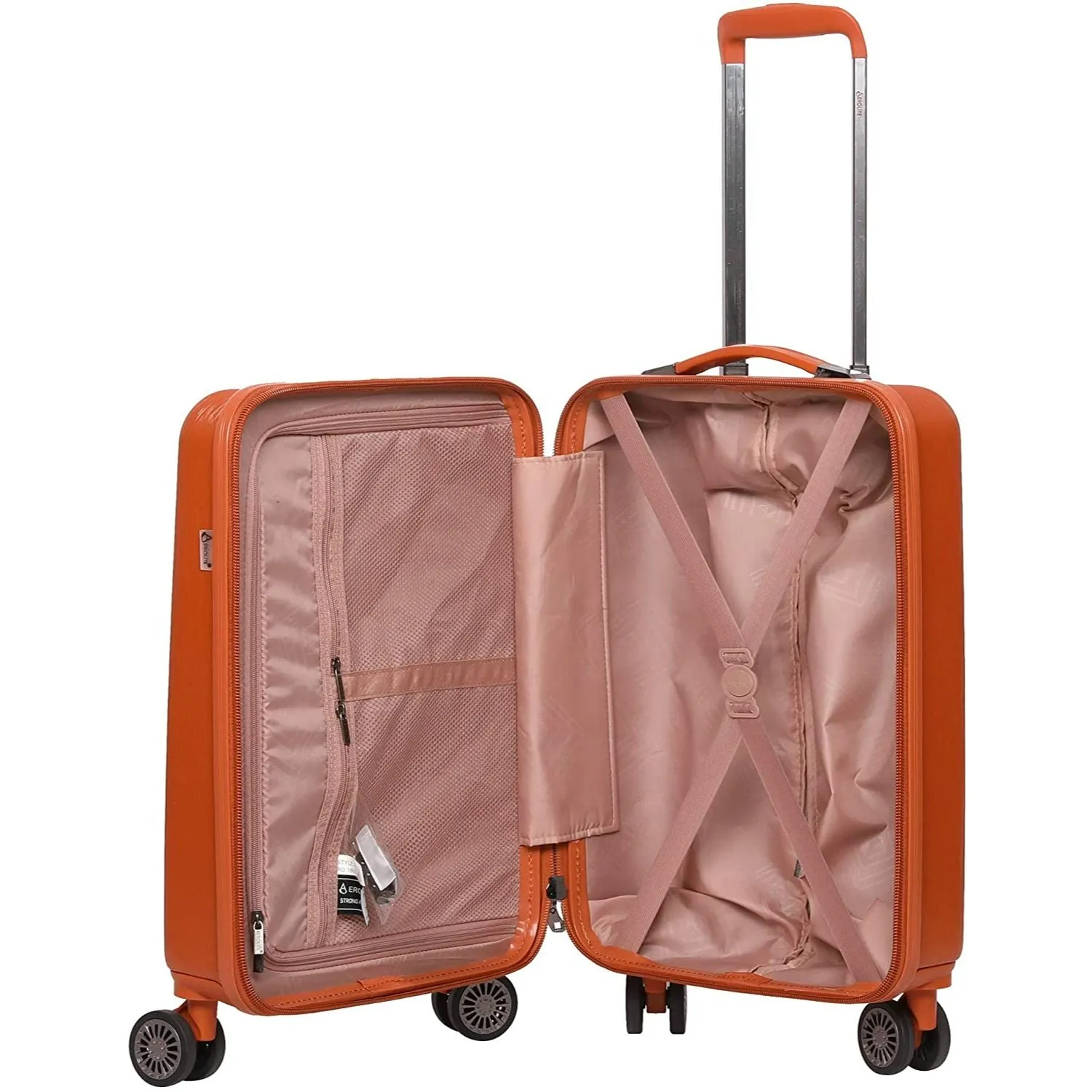 Aerolite Lightweight ABS Hard Shell 8 Wheel Complete Luggage Set (Cabin 21"   Medium 25"   Large 29"), Approved for Ryanair, easyJet, British Airways, Virgin Atlantic, Flybe and Many More