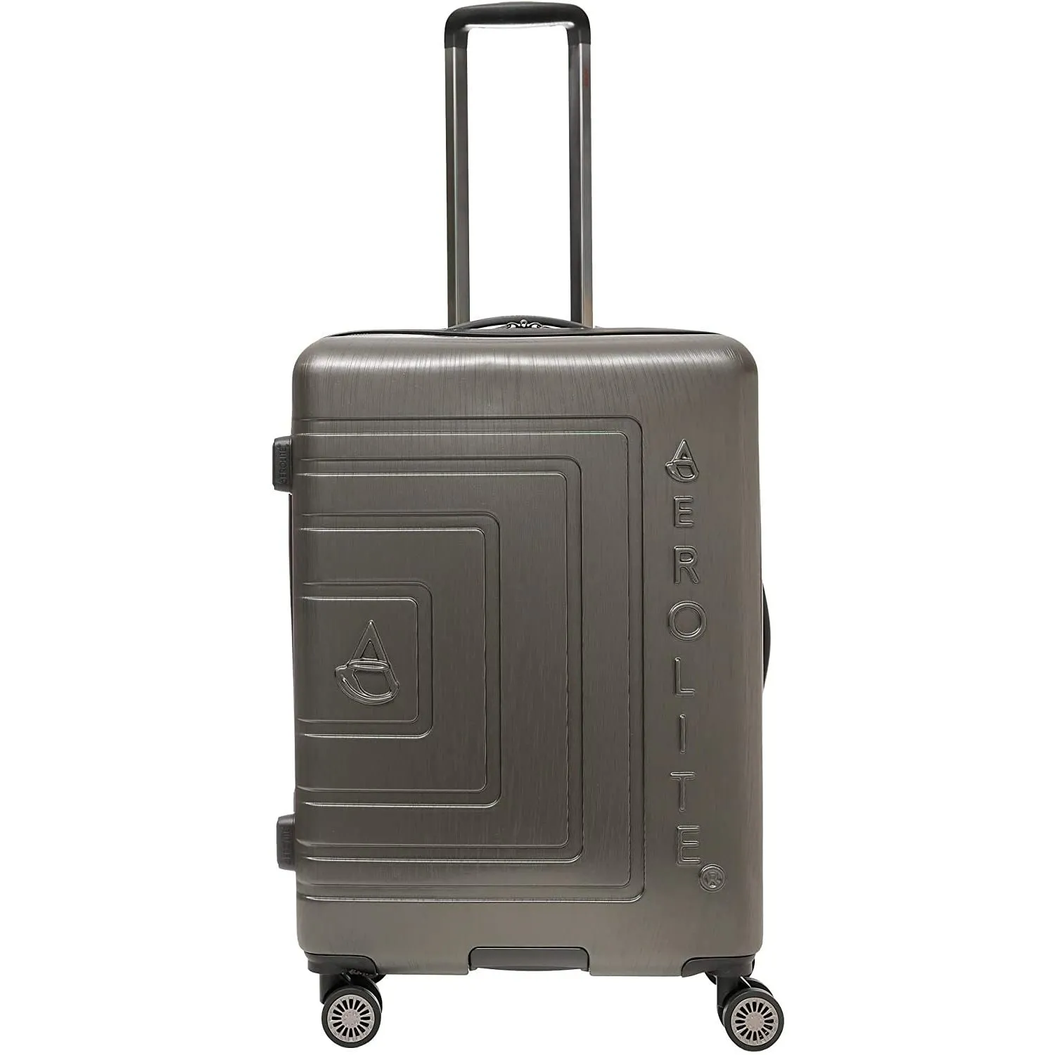 Aerolite Lightweight ABS Hard Shell 8 Wheel Complete Luggage Set (Cabin 21"   Medium 25"   Large 29"), Approved for Ryanair, easyJet, British Airways, Virgin Atlantic, Flybe and Many More