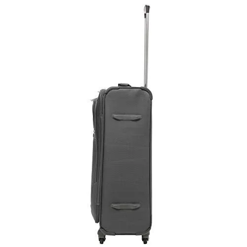 Aerolite Reinforced Super Strong and Light 4 Wheel Lightweight Cabin & Hold Check in Luggage Suitcase, Double-Tube Retractable Trolley Handle, 10 Year Guarantee