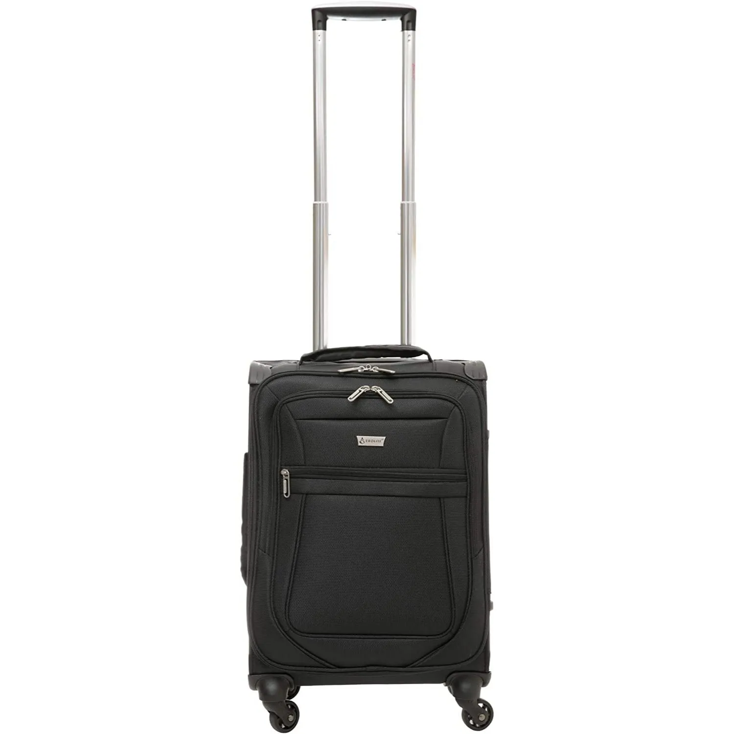 Aerolite Reinforced Super Strong and Light 4 Wheel Lightweight Cabin & Hold Check in Luggage Suitcase, Double-Tube Retractable Trolley Handle, 10 Year Guarantee