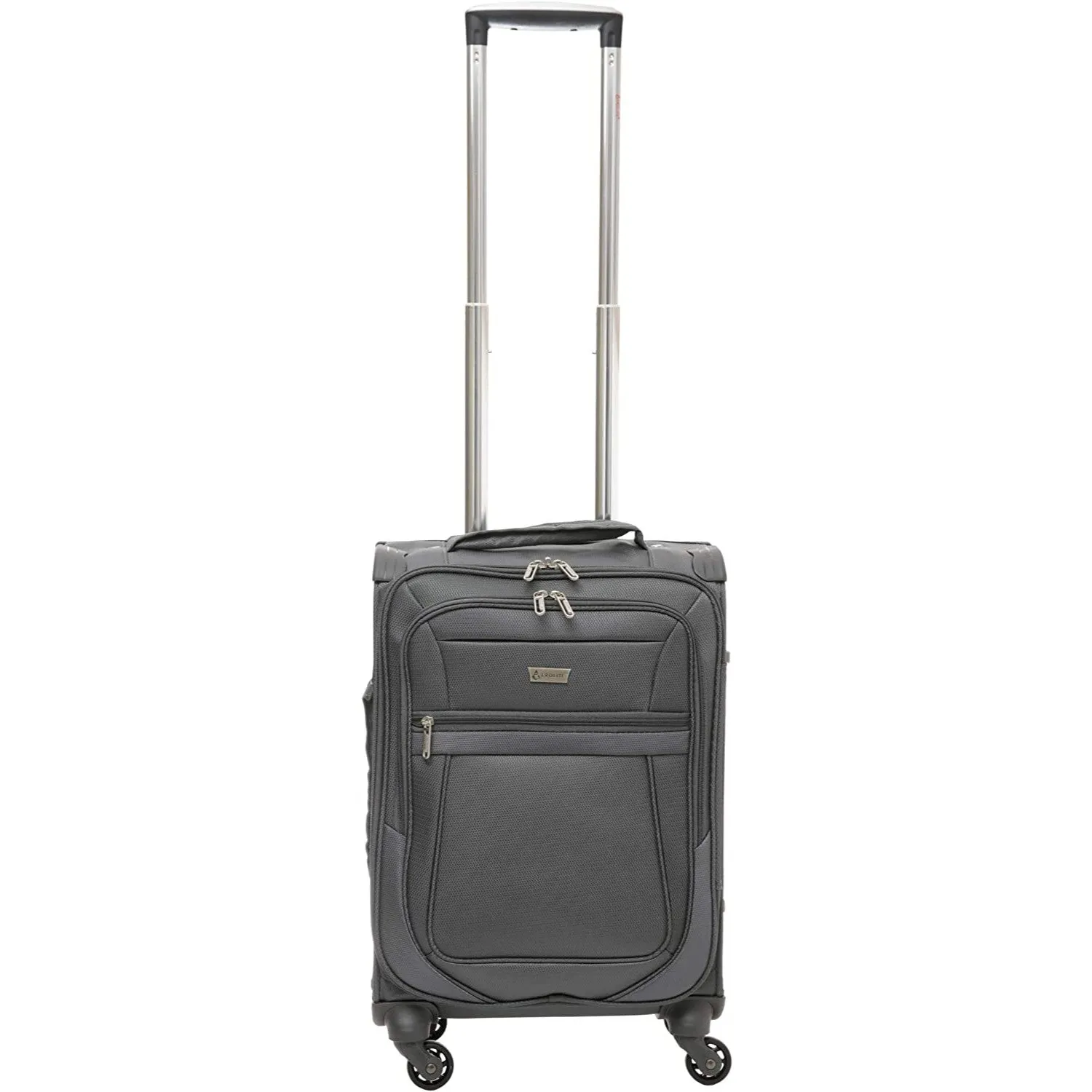 Aerolite Reinforced Super Strong and Light 4 Wheel Lightweight Cabin & Hold Check in Luggage Suitcase, Double-Tube Retractable Trolley Handle, 10 Year Guarantee