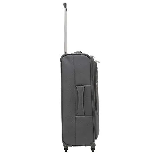 Aerolite Reinforced Super Strong and Light 4 Wheel Lightweight Cabin & Hold Check in Luggage Suitcase, Double-Tube Retractable Trolley Handle, 10 Year Guarantee