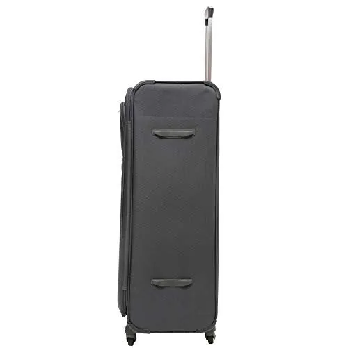 Aerolite Reinforced Super Strong and Light 4 Wheel Lightweight Cabin & Hold Check in Luggage Suitcase, Double-Tube Retractable Trolley Handle, 10 Year Guarantee