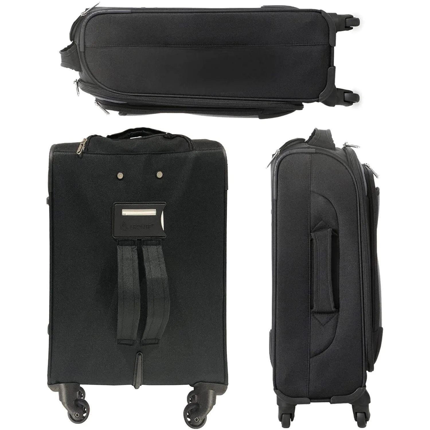 Aerolite Super Lightweight 4 Wheels Soft Shell Cabin & Hold Luggage Set of 3, Cabin Size Approved for Ryanair (Priority), easyJet (Plus/Large Cabin), British Airways, Delta, Lufthansa, (Cabin 21", Medium 26", Large 30")