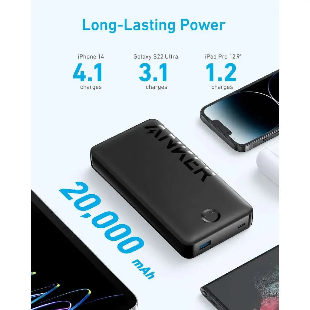 Anker Power Bank 325 PowerCore 20000mAh Portable Charger A1286