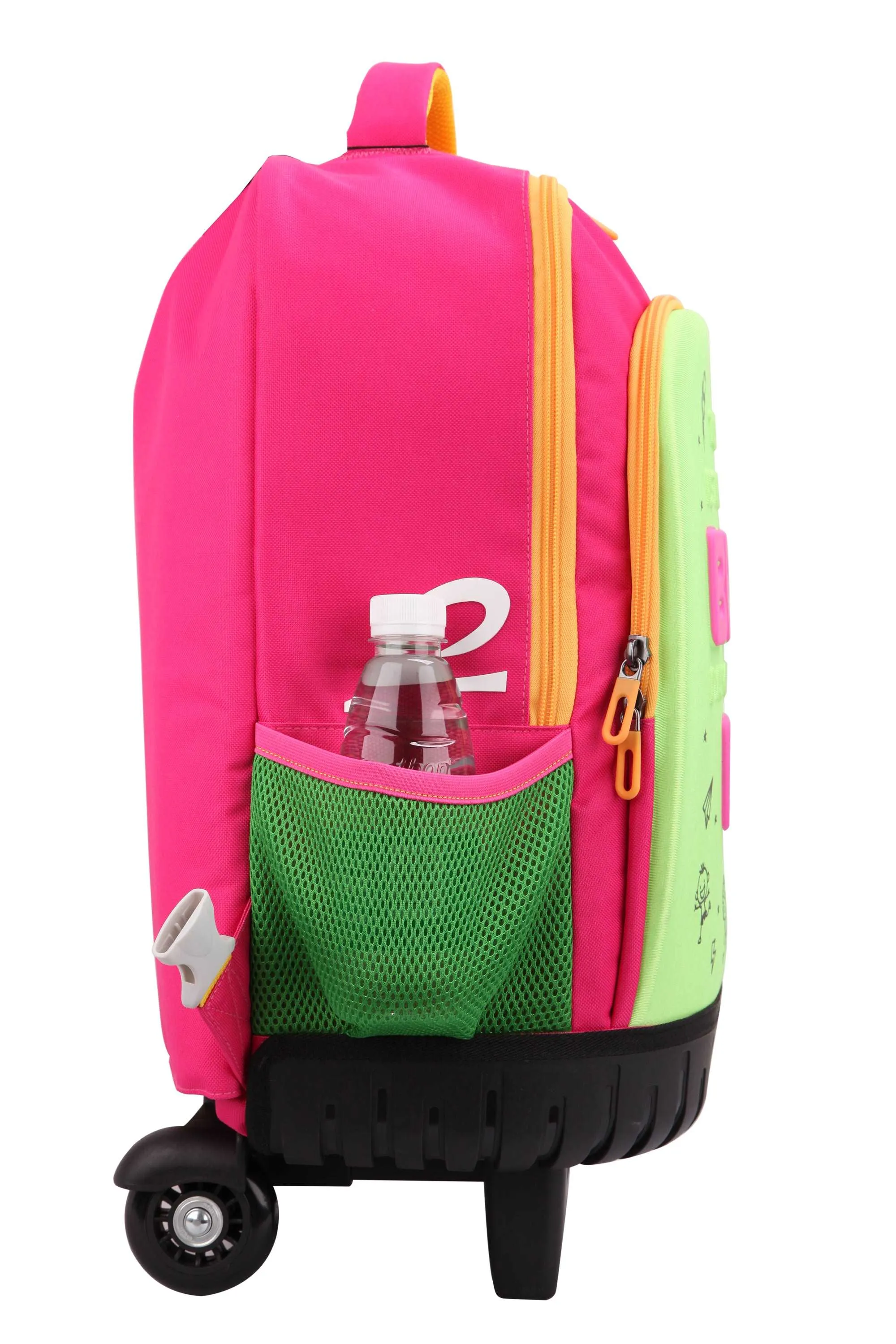 Bestlife 15.6'' School Trolley Pop Wheeled Backpack