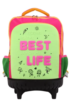 Bestlife 15.6'' School Trolley Pop Wheeled Backpack