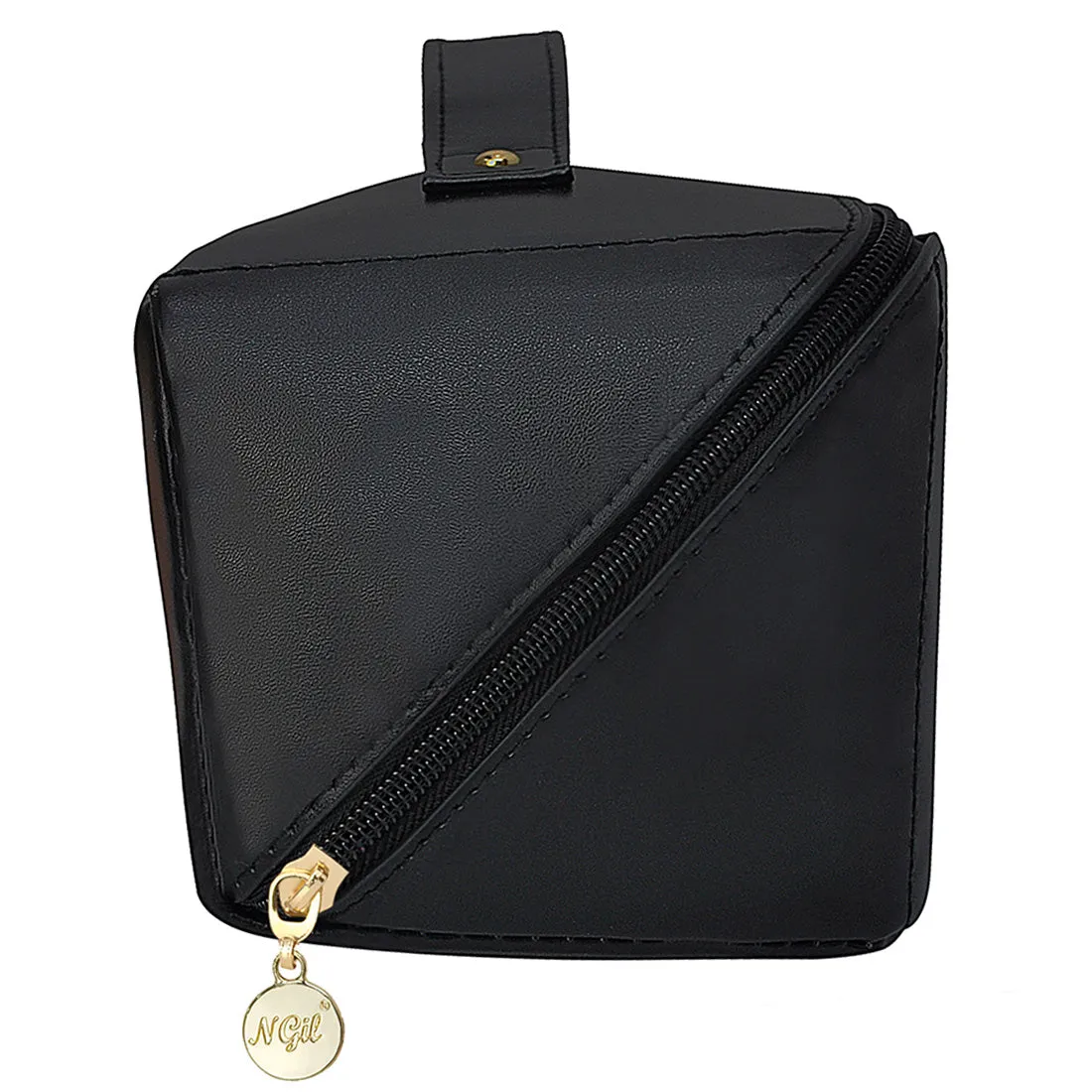 Black NGIL Medium Faux Leather Travel Toiletry