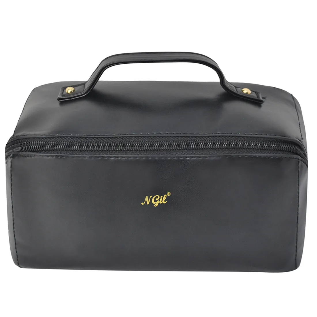 Black NGIL Medium Faux Leather Travel Toiletry