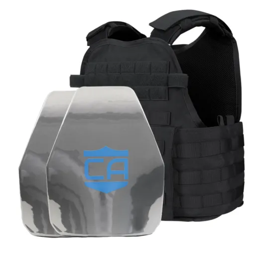 Caliber Armor AR550 11 x 14 Level III  Body Armor with PolyShield Spall Coat and Condor MOPC Package