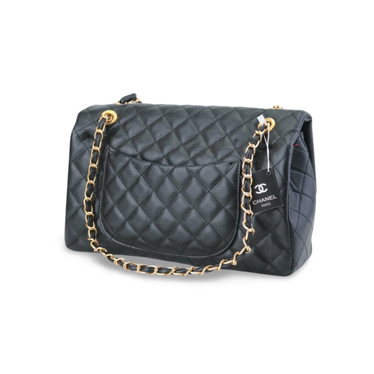 Classic Quilted HandBag with Gold Chain - Timeless Luxury