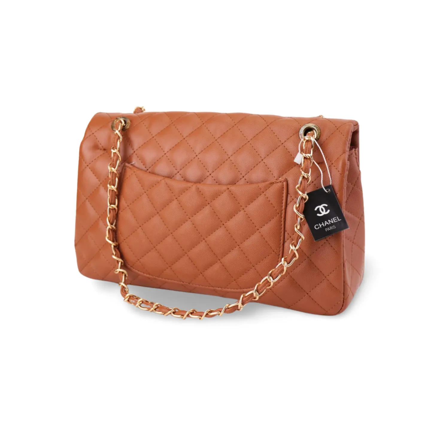 Classic Quilted HandBag with Gold Chain - Timeless Luxury