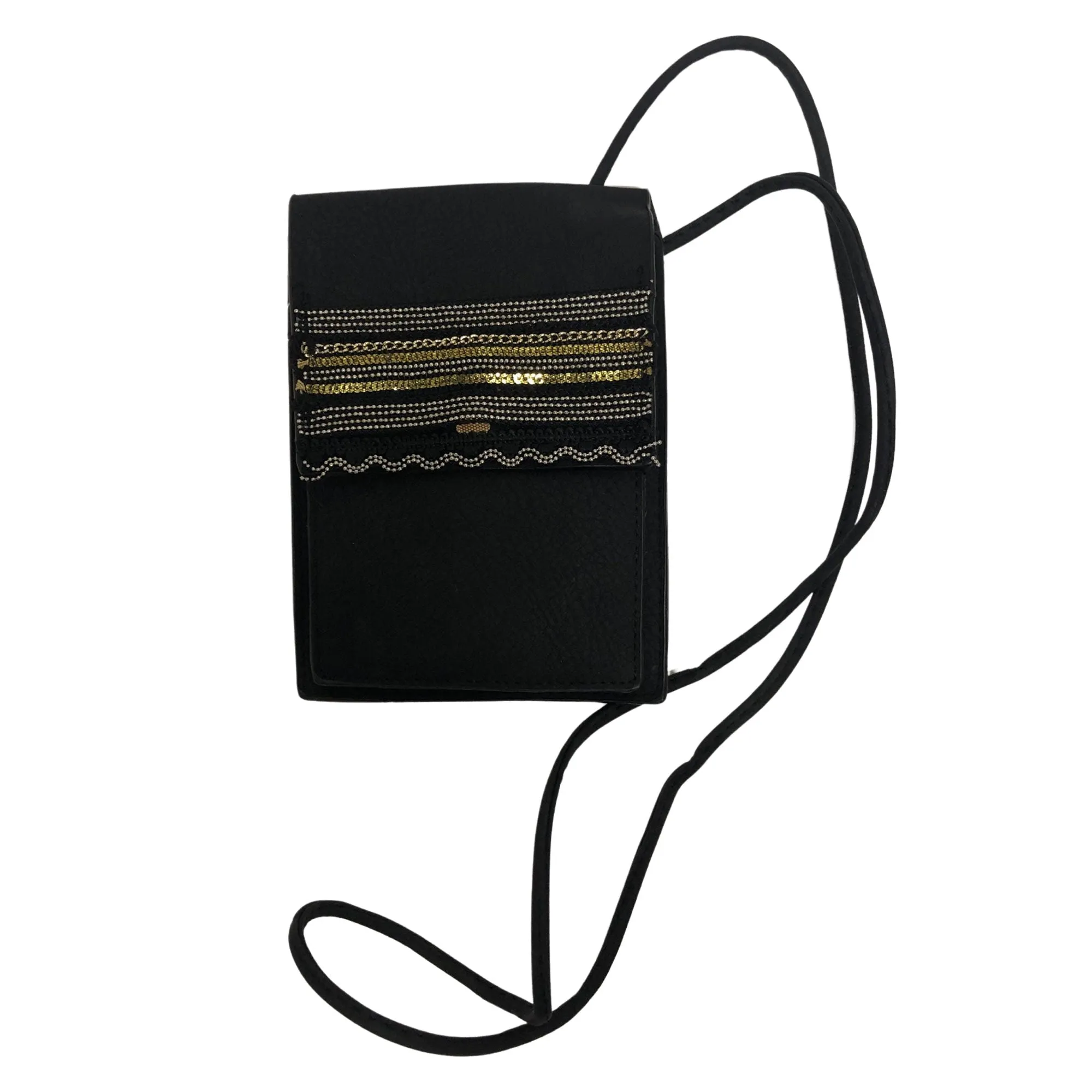 CLEARANCE MINI CROSSBODY SEQUIN EMBROIDERY (CASE OF 48 - $1.75 / PIECE)  Wholesale Crossbody Bag in Assorted Colors SKU: M196-36-48