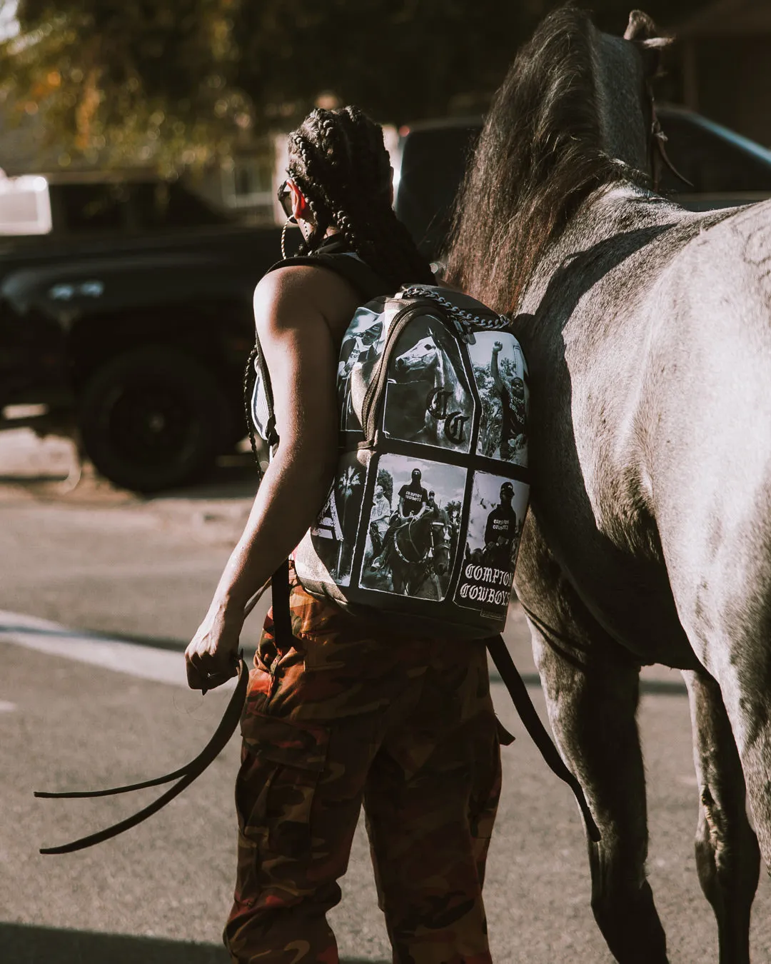 COMPTON COWBOYS HOME ON THE RANGE BACKPACK