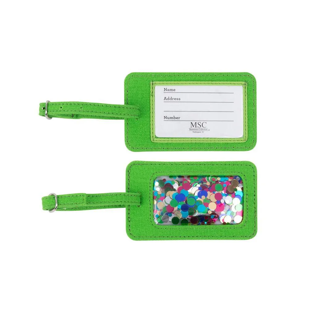 Confetti Luggage Tag