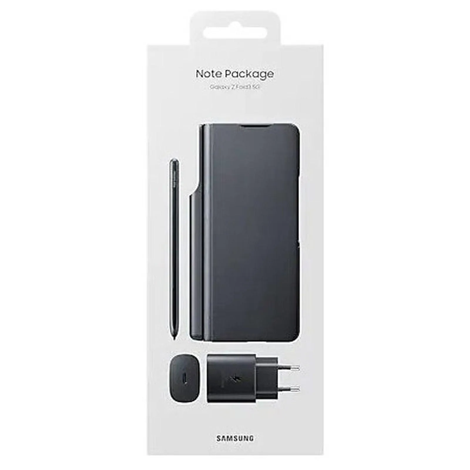 Galaxy Z Fold 4 3 in 1 Note Package (Standing Cover With S Pen & 25W Adapter)