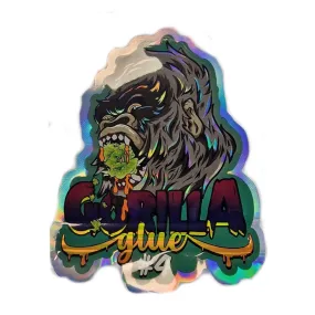 Gorilla #4 - Custom Shape Mylar Bags - 10cm x 12.5cm - Pack of 50