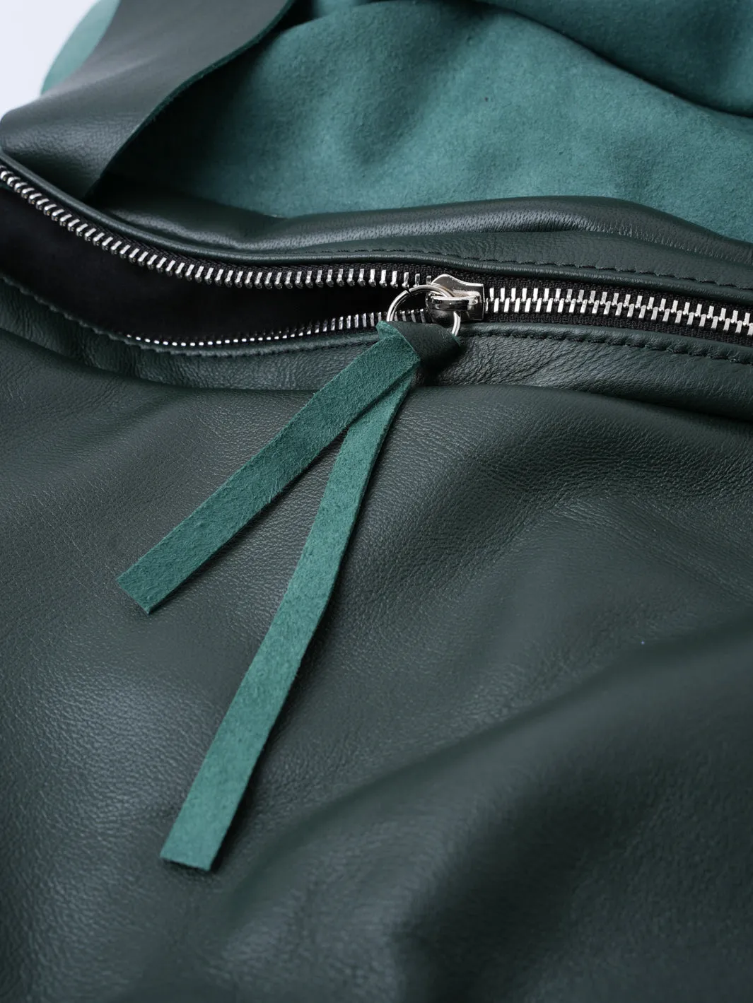 Green Leather Shoulder Bag