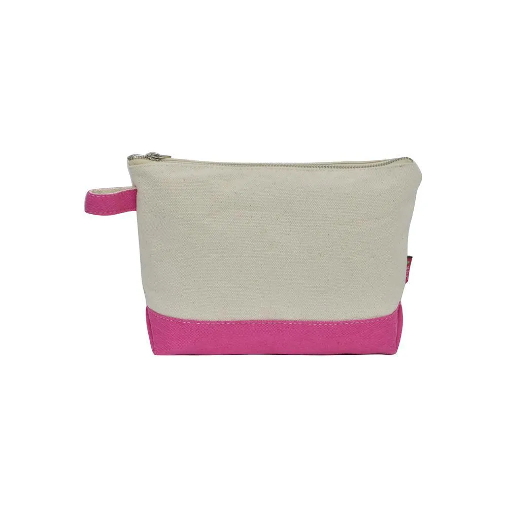 Hot Pink NGIL Large Jute Cosmetic Case