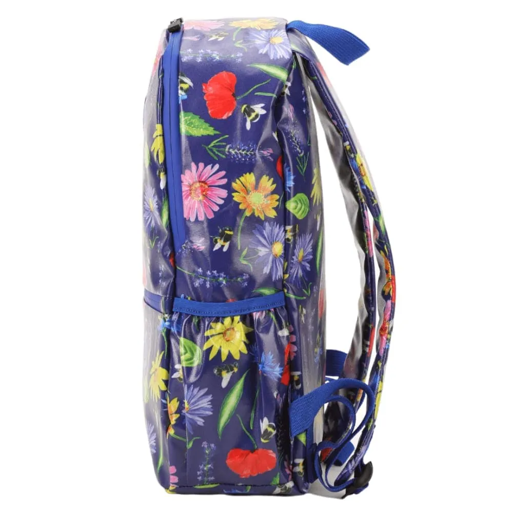 Medium Kids Waterproof Backpack - Bees & Wild Flowers