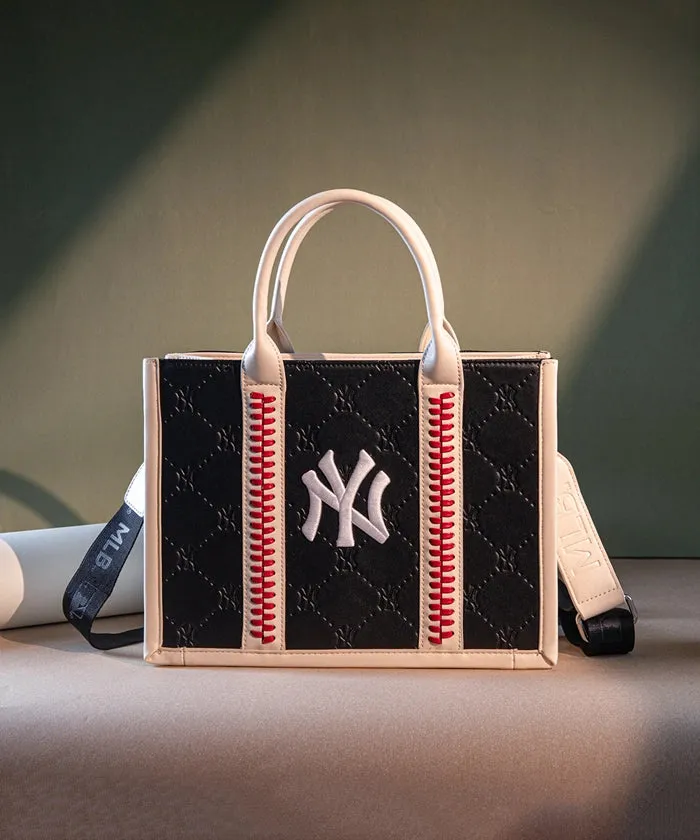 MLB Leather Stitched Tote Bag