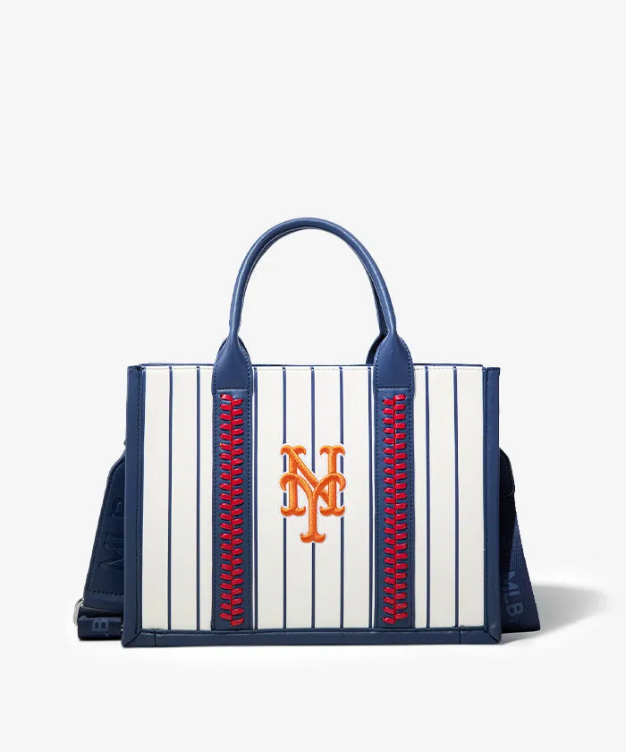 MLB Leather Stitched Tote Bag