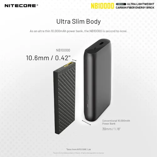 NB10000 Gen 2 Power Bank by Nitecore