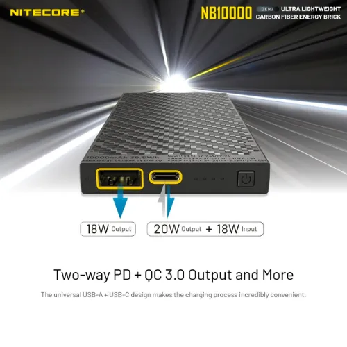 NB10000 Gen 2 Power Bank by Nitecore