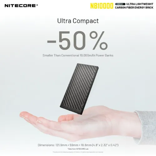 NB10000 Gen 2 Power Bank by Nitecore