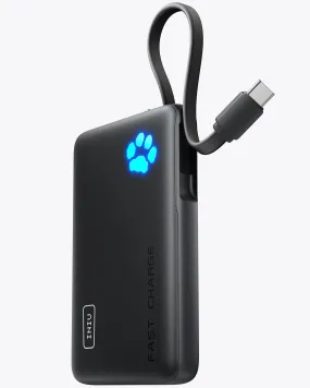 【New】INIU P41L-E1 Power Bank with Build in Cable Slimmest 10000mAh 20W