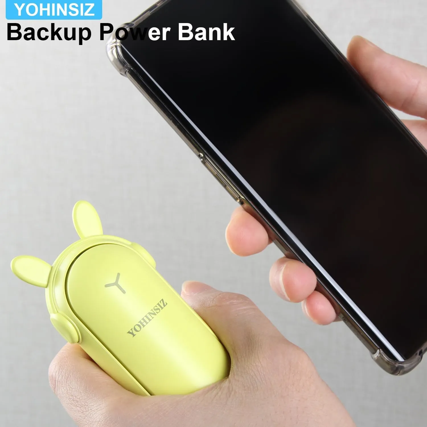 Personal Handheld Mini Fan With Power Bank And Flashlight