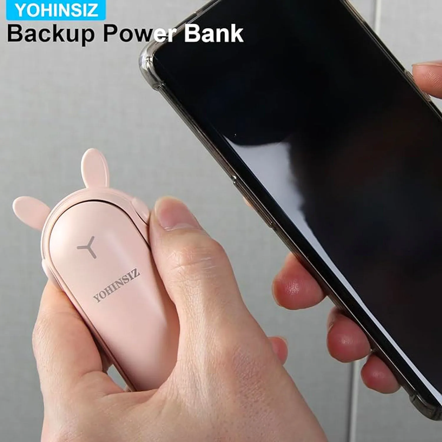 Personal Handheld Mini Fan With Power Bank And Flashlight