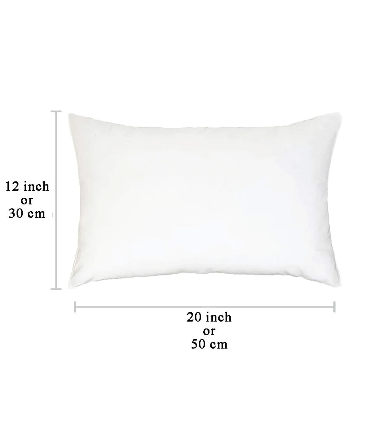 Pluchi Rectangular Cushion Filler (30 cm X 50 cm) (12" x 20'')