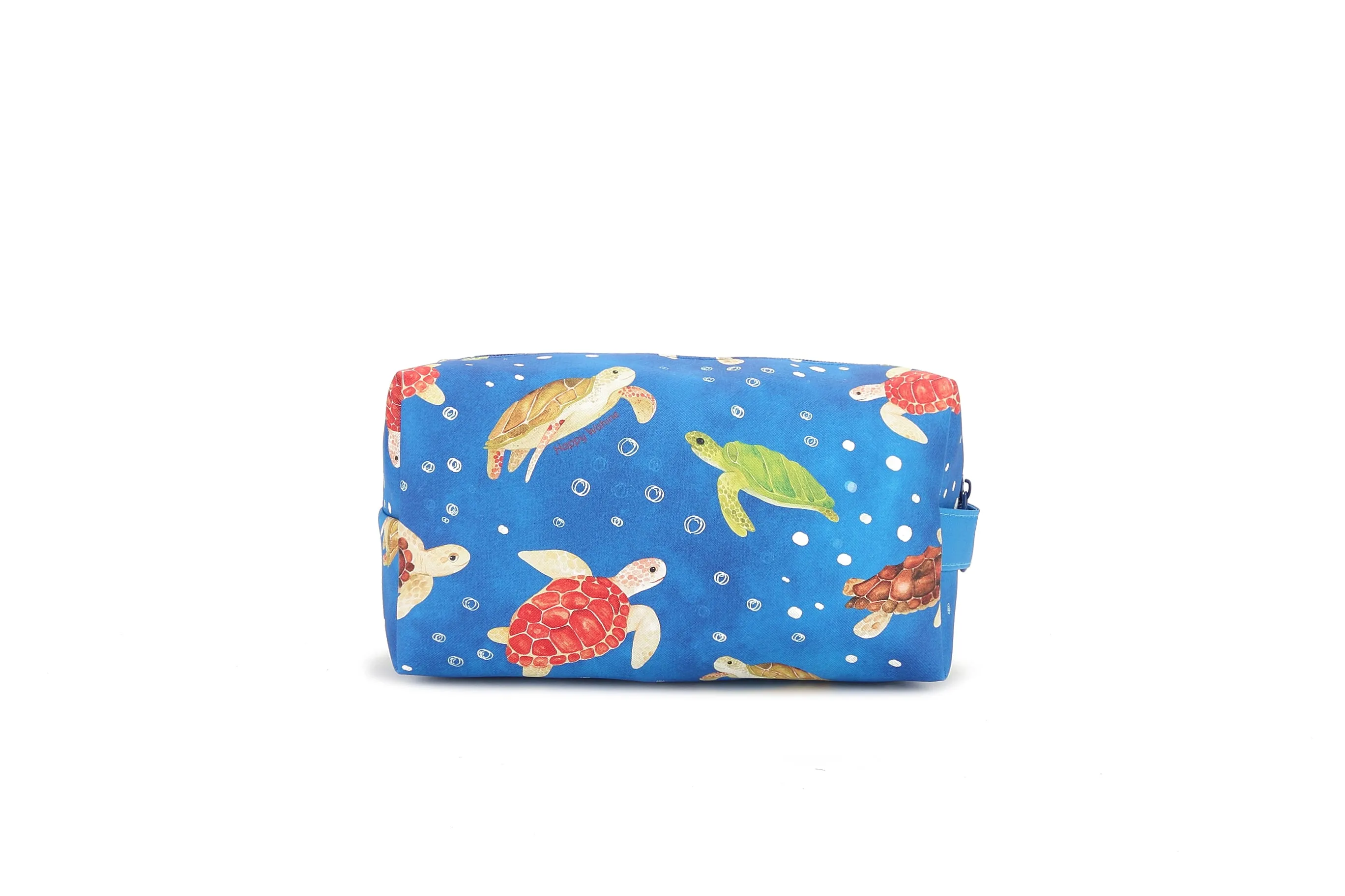 Pouch Cosmetic Local Turtles Blue