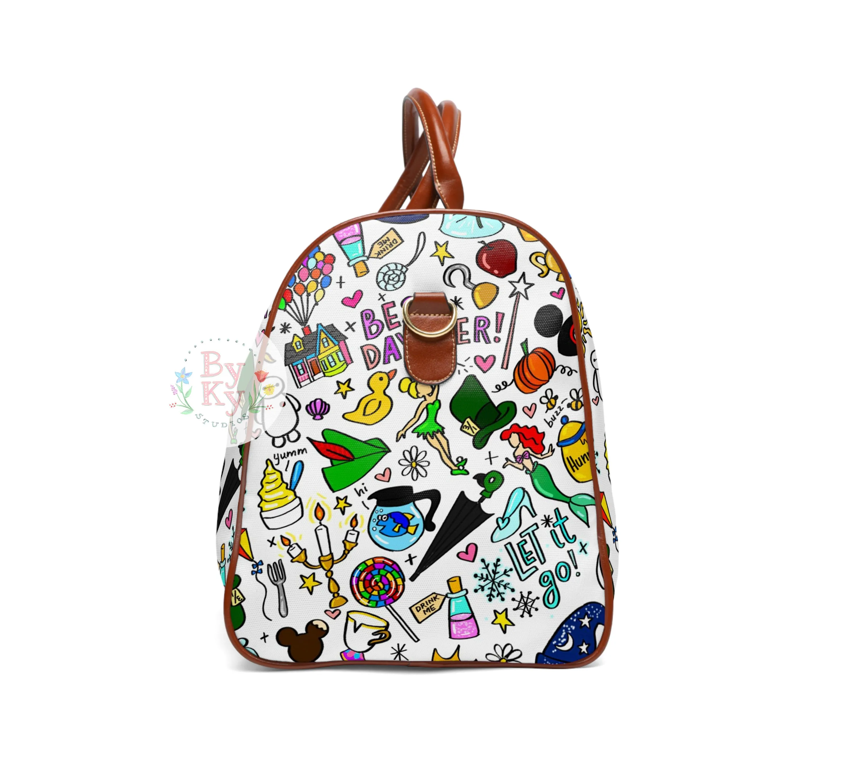 PREORDER: Mickey Doodle Waterproof Duffle Bag