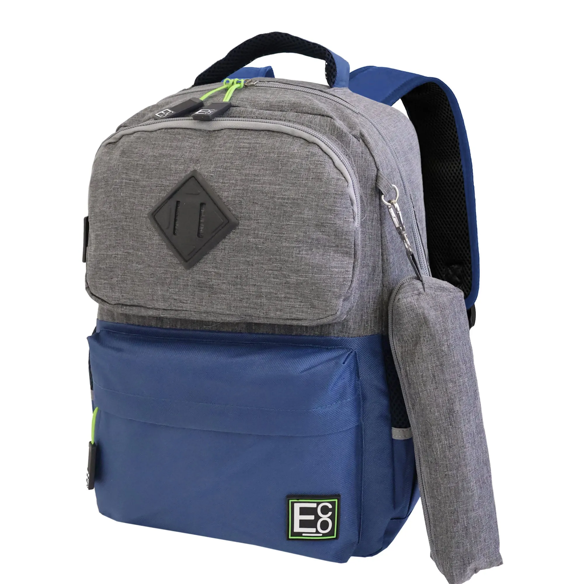 Student Backpack with Clip-on Pencil Case