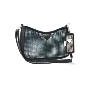 Stylish and Functional Rhinestone Crossbody Purse With Card Holder For Women