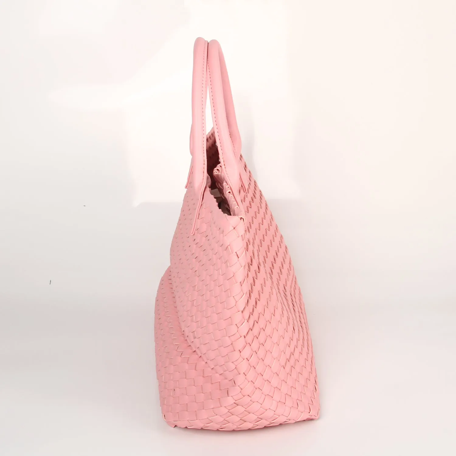 The Weavey Tote - Pale Pink