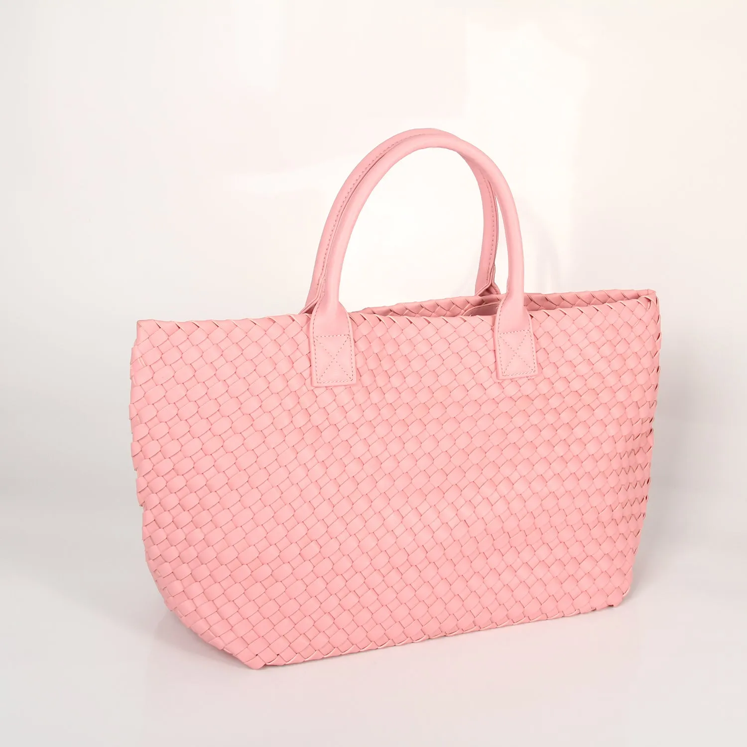 The Weavey Tote - Pale Pink