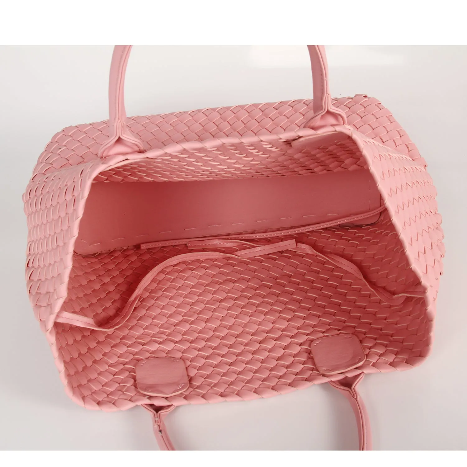 The Weavey Tote - Pale Pink