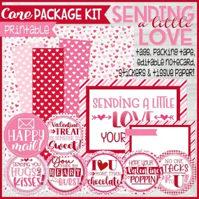 Valentine {Care Package Kit} PRINTABLE